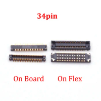 2-10x Lcd Display Screen Flex FPC Connector For Samsung Galaxy A3 2015 A3000 A300F A3009 J3 2017 J330 J330F Plug On Board 34 Pin