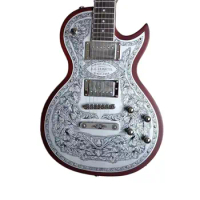 Deluxe Zemaitis Casimere Metal Front Electric Guitar 22 Frets Professional Guitar