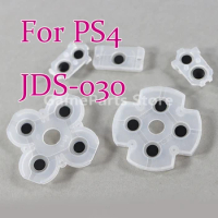 2sets For PlayStation 4 PS4 Controller JDS-030 JDM 030 New Version Soft Silicone Conductive Rubber Adhesive Button Pad