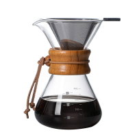 優樂悅~供應高硼硅玻璃手沖咖啡壺玻璃咖啡壺咖啡具咖啡分享壺咖啡壺手沖壺 茶壺