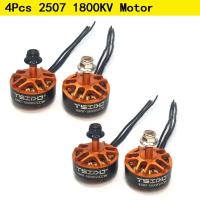 Motor Tanpa Berus, 2507, KAWALAN 1800KV, Sesuai untuk 3-6S, Aci 5mm, untuk RC, GEPRC 5In, Serasi den