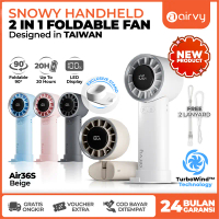 Kipas Angin Portable Fan Mini Kecil USB Genggam Turbo Wind High-Speed Lipat Cooling Handheld LED Dis