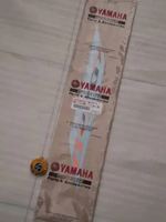 GRAPHIC 1 / STRIPING TAMENG DEPAN YAMAHA AEROX NEW DULL BLUE SOLID B ORIGINAL YGP BBP-F8391-P0