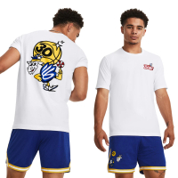 【UNDER ARMOUR】UA 男 CURRY DUB GOAT 籃球短T-Shirt_1379857-100(白色)