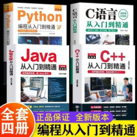 Brand New Genuine Python Java C Language C++ From Entry To Mastery Zero-based Self-study Programming Book