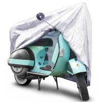 【AHOYE】100-150cc車型 PEVA單層機車車套(機車套 機車罩 摩托車罩)