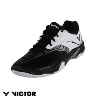 【VICTOR 勝利體育】羽球鞋 超寬楦 台灣專屬款(A830III CA 黑/亮白)