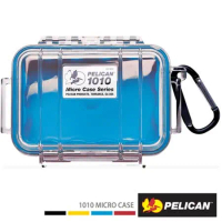 美國 PELICAN 1010 Micro Case 微型防水氣密箱 透明藍 公司貨