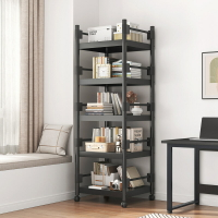 書架 書櫃 書桌 書架落地置物架鐵藝小型臥室客廳多層收納架子窄縫簡易家用小書櫃