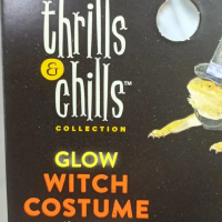 Thrills & Chills Kostum Kadal Gurun Glow Witch Costume | Collection Unik untuk Pet Bearded Dragon