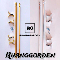 Stik Besi Penyangga Gorden Kupu Pita Tengah Bahan Alumunium Jendela Kecil Minimalis