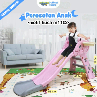 𝗠𝗢𝗟𝗜𝗢𝗡 𝗧𝗢𝗬𝗦 Mainan Perosotan Anak Karakter Kuda  M1102/M1001 Seluncuran Anak Playground 2-6th