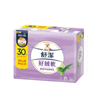 【Kleenex 舒潔】好絨軟蘆薈萃取抽取衛生紙100抽x30包/串
