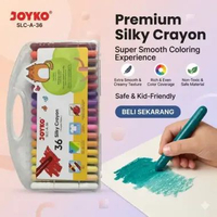 SILKY CRAYON JOYKO SLC-A-36 / SILKY CRAYON HALUS JOYKO SLC-A-36 COLORS (SET)