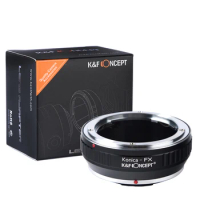 K&amp;F Concept Lens Adapter Konica AR to Fuji X for Fujifilm X-Pro3 X-Pro2 X-T5 X-T4 X-T2 X-E4 XT100 XH2S XS10 XS20 X100V X-T30II