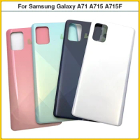 10Pcs Back Battery Cover Case Replacement For Samsung Galaxy A71 A715F 4G A716 5G Rear Door Housing