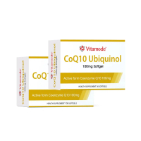 【BUY 3 FREE 1】EXP2027 06  VITAMODE Coenzyme Q10 Ubiquinol 100mg Softgel 30s / 100s halal keropok