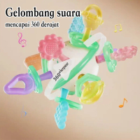 Paket Permainan Bayi 0-12 Bulan 8-in-1 Silikon Kesehatan, Aman, Anti-BPA, Dapat Disemprot, Membangun
