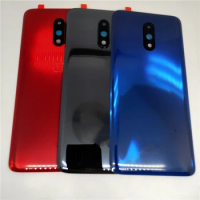 For OnePlus 7 Oneplus7 New Gorilla Glass Hard Back Door Lid Battery Cover Rear Housing Panel Case + Camera Lens