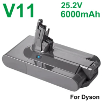 25.2V 6000mAh SV14 Battery Lithium Li-ion Vacuum Cleaner Rechargeable Battery for Dyson V11 Absolute V11 Animal SV15 970145-02