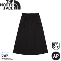 【The North Face 女 防風快乾長裙AP《黑》】8DGT/休閒裙/DWR防潑水
