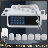 Pneumatic Shockwave For ED Treatment 8Bar Professional Shock Wave Therapy Knee Machine Pain Relief Muscle Relaxation Massager