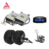 SiAECOSYS QS Motor Electric Car 12000W 12kw 273 70H 96V 130kph E-Car Hub Motor with APT96800 Controller Conversion Kits