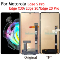 OLED / TFT Black 6.7 Inch For Motorola Edge X30 Edge20 20 Pro S Pro LCD DIsplay Touch Screen Digitizer Panel Assembly
