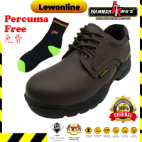 Hammer Kings Normal Safety Shoes 13012 Low Cut Lace-up Steel Toe Cap Leather Working Shoes Safety Bo