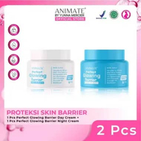 (Paket skin Barrier) Animate Barrier Day Cream + Night Cream - Kuatkan skin Barrier, Glowing