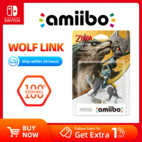 Nintendo Amiibo Figure - 20 hearts Wolf Link - The Legend of Zelda for Nintendo Switch Game Console Game Interaction Model