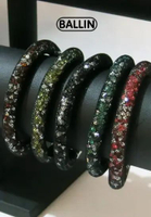 Ballin Gelang Magnet Monara kristal Hitam
