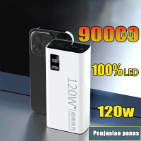 (COD)[90000mAh Versi kalis letupan] Bank Kuasa Pengecasan Super Cepat Dua hala 120W 60000mAh 90000mA