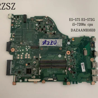For Acer aspiron E5-575 E5-575G with i5-7200u Laptop motherboard DAZAAMB16E0 MAINBOARD 100% Fully tested