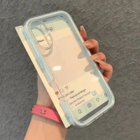 เคสโทรศัพท์ขอบสี 2 in 1 สำหรับ Vivo Y78, Y77, Y77E, T76S, Y75, Y74S, Y73S, Y72, Y58, Y56, Y55, Y55S,