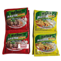 Bumbu Bumboe Mastercook Kaldu Rasa Ayam dan Sapi Renceng - Netto 12 sct x 8 gr