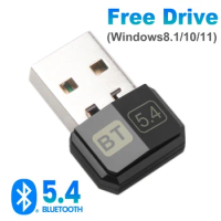 USB Bluetooth 5.4 Dongle Adapter for PC Speaker Wireless Mouse Keyboard Music Audio Receiver Transmitter Bluetooth