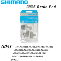 Shimano G03S MTB Resin Disc Brake Pads DEORE XT SLX DEORE Resin Brake Pad for M7000 M8000 M9000 M6000 M615 S700 CX77 Brake Pad