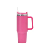 Ice Cream Cup Large Capacity Stainless Steel 40oz Car Cup with Handle Car Mounted Insulation and Cold Insulation