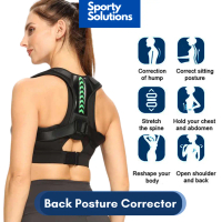 Back Corrector Back Pain Support Posture Memperbaiki Postur Tubuh Skoliosis Kifosis