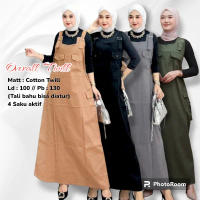 Overall Remaja dan Wanita Dewasa // Ld 100 // Bahan Cotton Twill // Model  Polos // Outer Wanita Mod