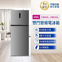 TECO東元 440公升 一級能效變頻右開雙門冰箱 R4402XN