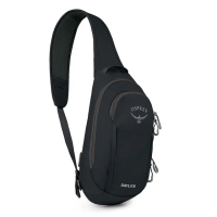 【Osprey】Daylite Sling 6 多功能單肩斜背包 黑色(單肩包 側背包 胸前包 隨身包)