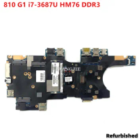 Refurbished For HP EliteBook 810 G1 Laptop Motherboard 716733-601 716733-001 716733-501 12212-1 With i7-3687U CPU HM76 DDR3