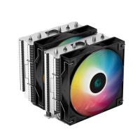 DEEPCOOL 九州風神 AG620 ARGB 雙塔 雙風扇 六導管 支援 LGA1700 AM5 CPU 散熱器《黑》