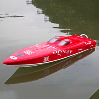 RC Petrol Speedboat AMOS DONZI Competition Class RCMK Engine 30CC FRP Gasoline Boat Rat Tail