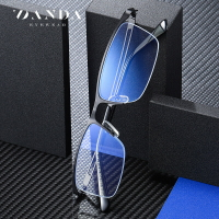 新款藍光護目鏡金屬半框商務框架眼鏡5916時尚小框平光鏡廠家直供419