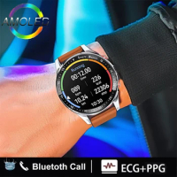 2024 New AMOLED Full touch screen Bluetooth calling men Outdoor sports smart watch ECG+PPG women gift smartwatch For Android IOS
