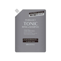 【KUM 熊野】日本 TONIC 冰涼爽快洗髮精補充包 800ml(涼感/清爽/酷涼/平輸商品)