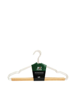 ไม้แขวนเสื้อ Metal Wood Bar 6 ชิ้น รุ่น WHM09911 สีNatural